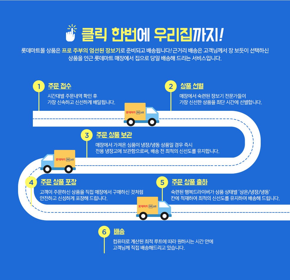 클릭 한번에 우리집까지!