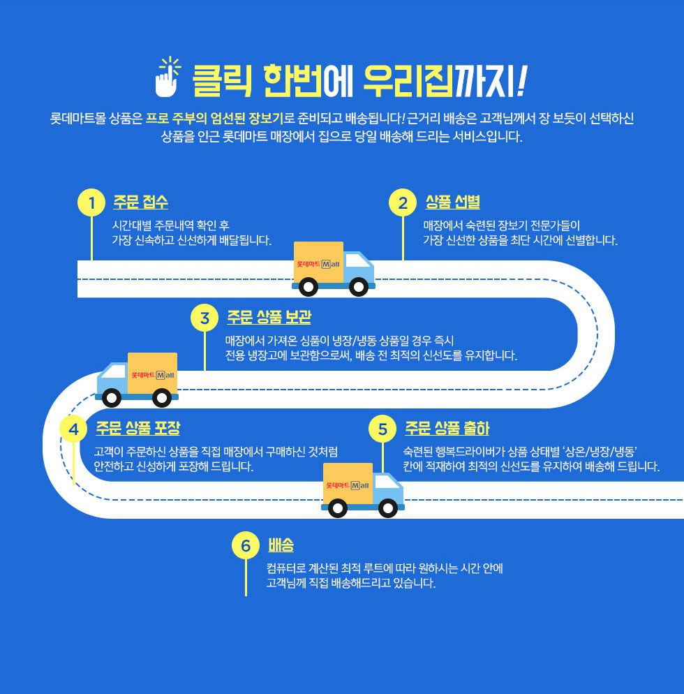 클릭 한번에 우리집까지!