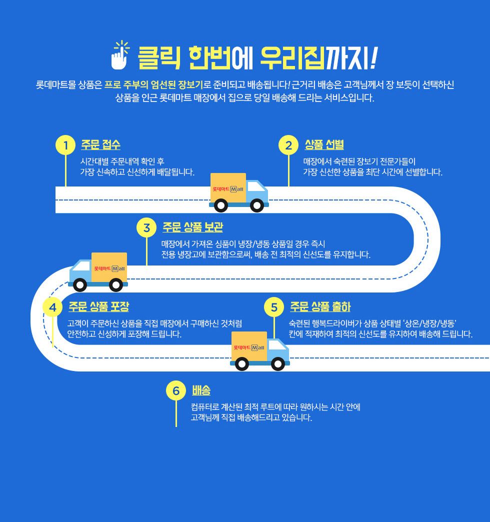 클릭 한번에 우리집까지!
