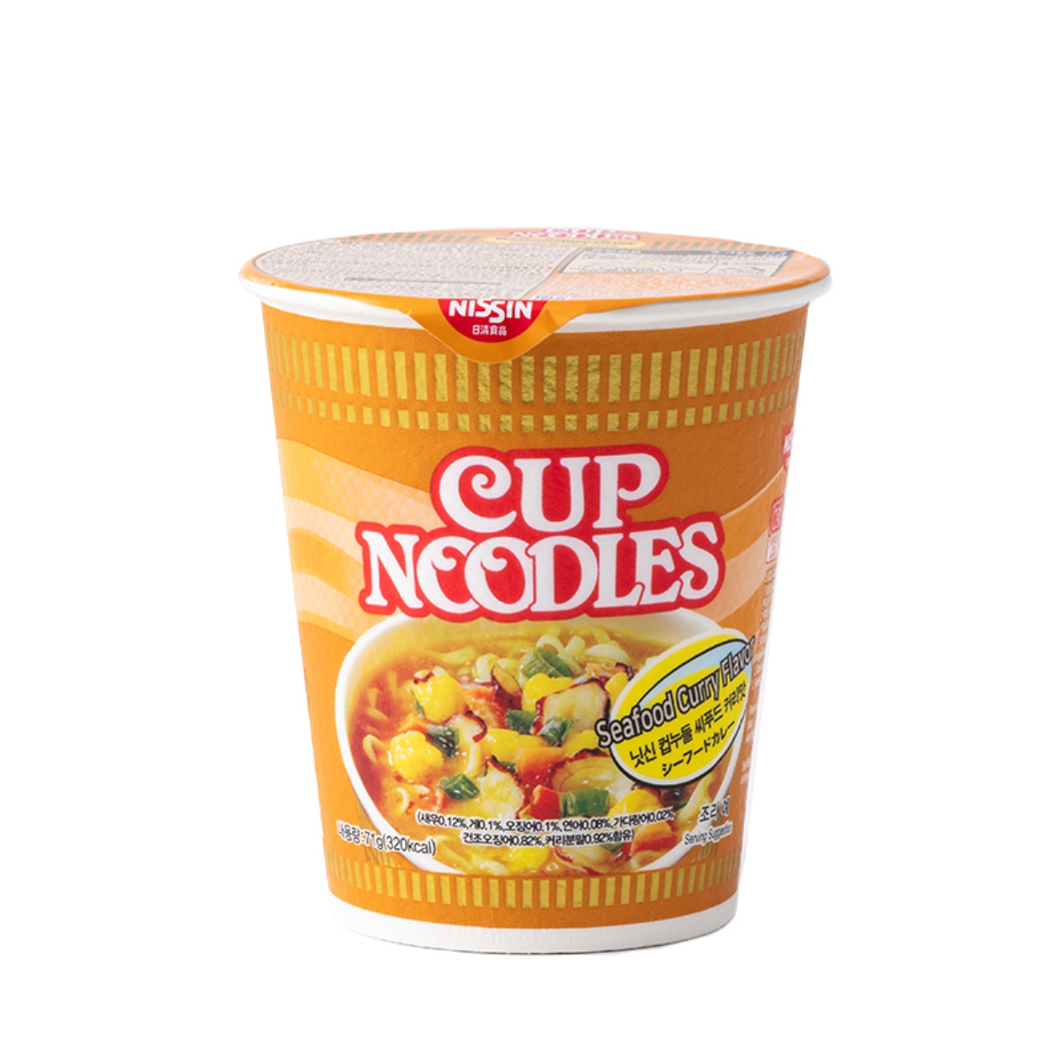 닛신 컵누들 씨푸드 커리맛 (71G)