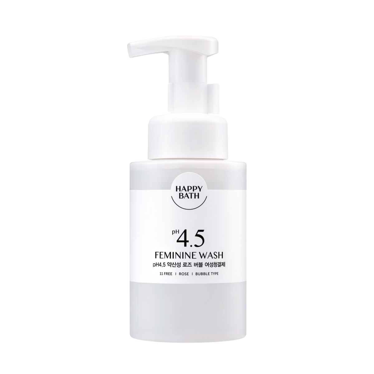 해피바스 pH4.5 약산성 버블 여성청결제(로즈) (300ML)