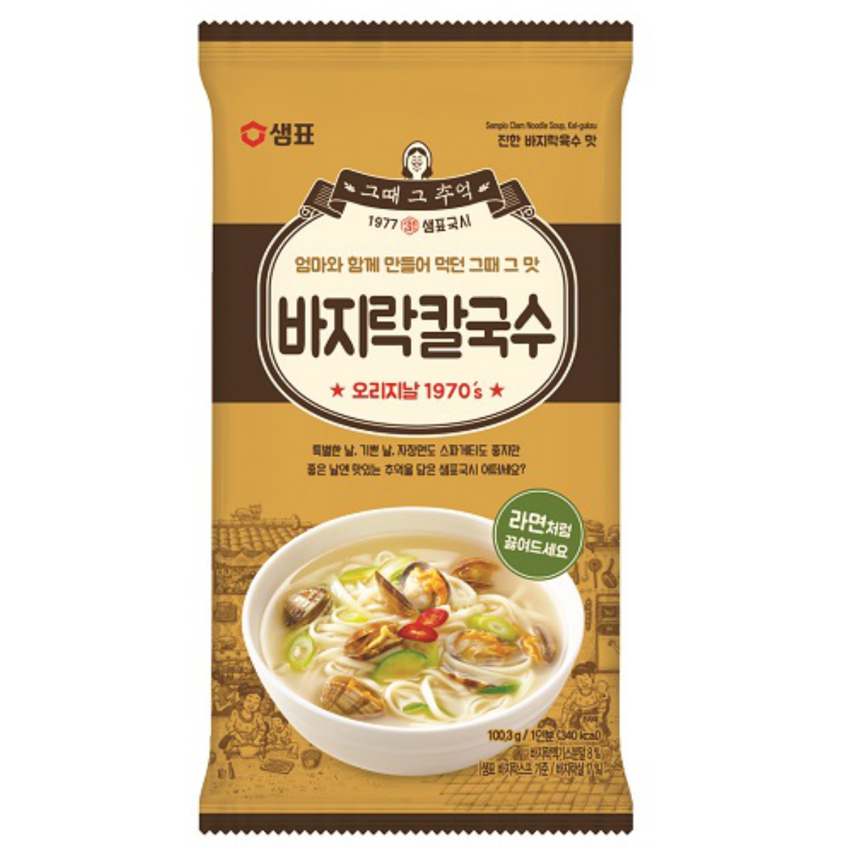 샘표 바지락칼국수 (1인분) (100.3G)