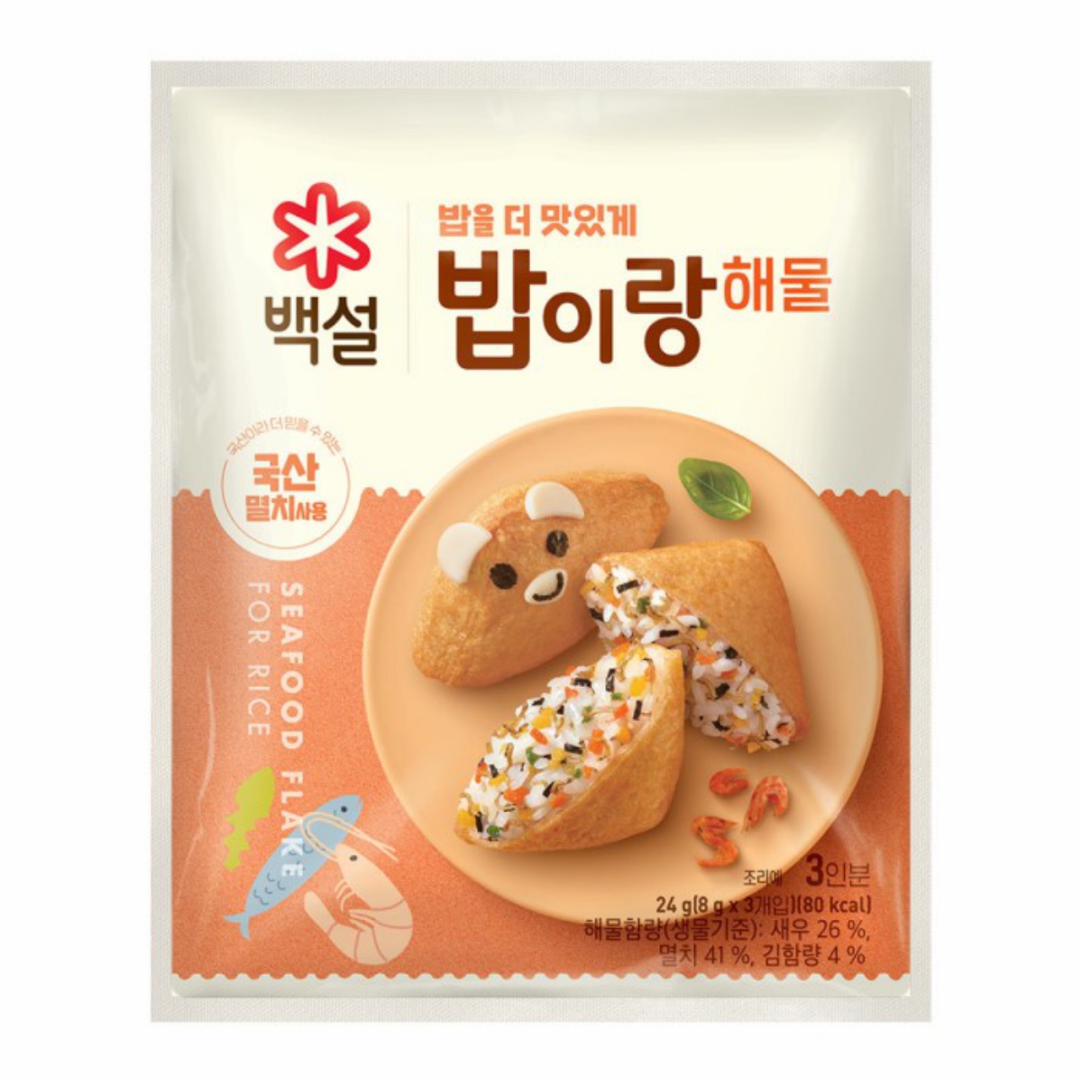 CJ 백설 밥이랑 해물 (24G)
