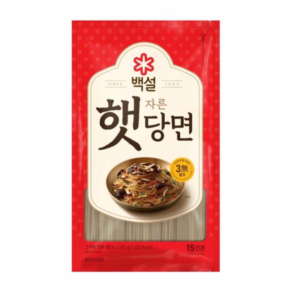 백설 자른 햇당면 (300G)