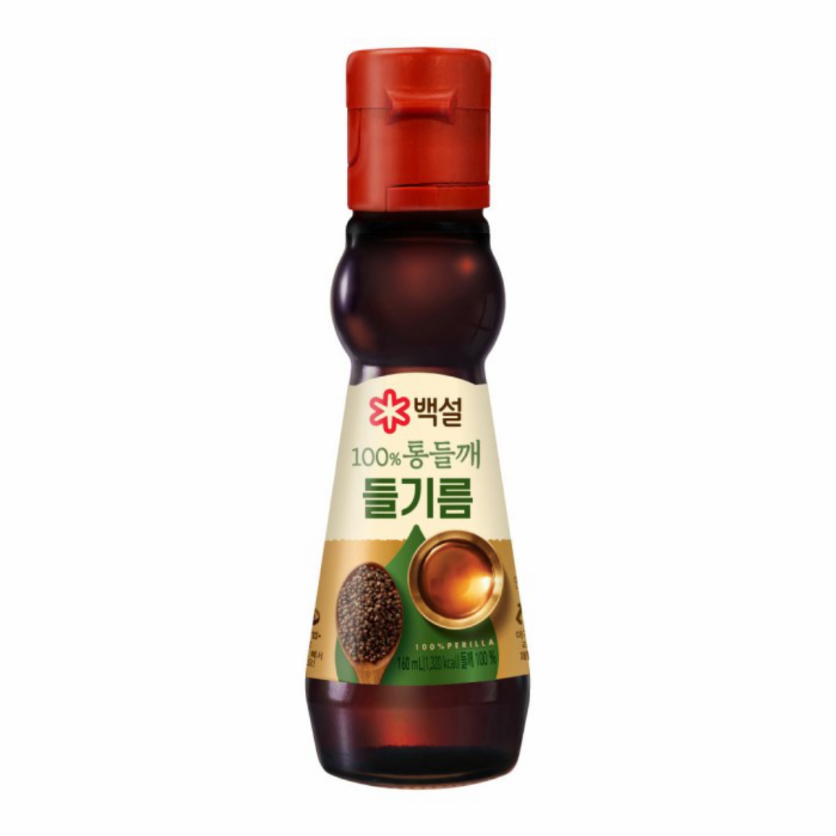 백설 100% 통들깨 들기름 (160ML)