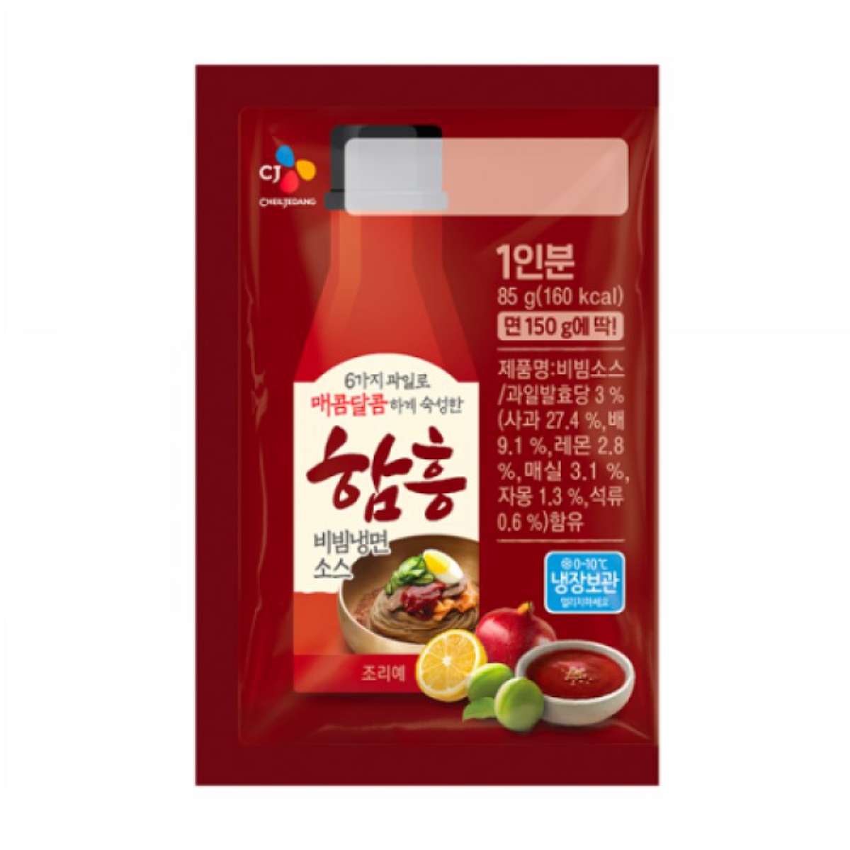 CJ 함흥 비빔냉면 소스 (1인) (85G)