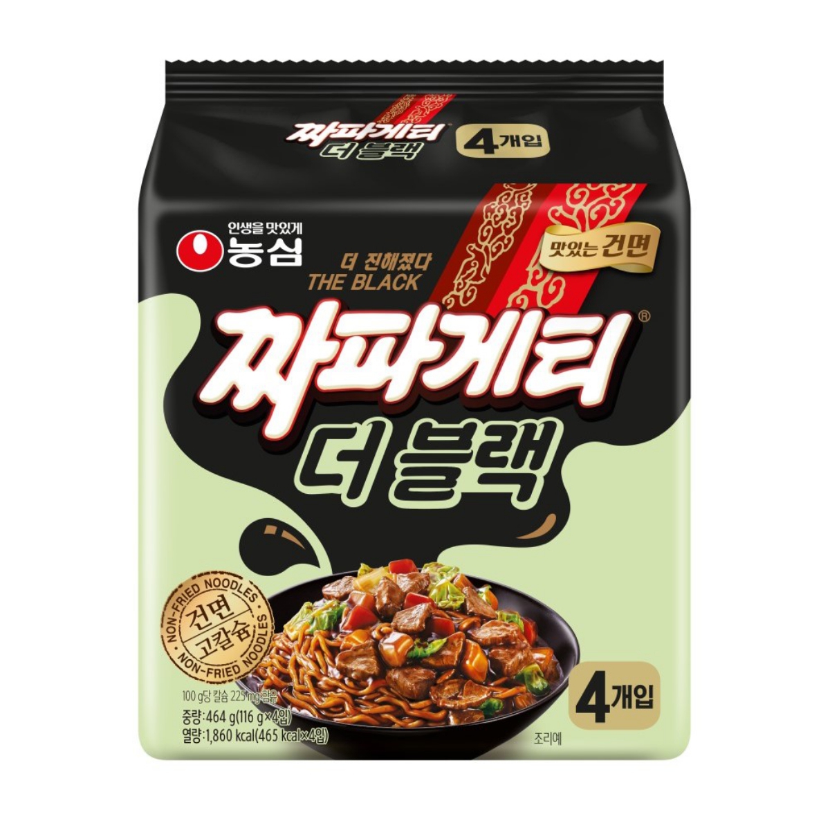 농심 짜파게티 더 블랙 (116G*4)