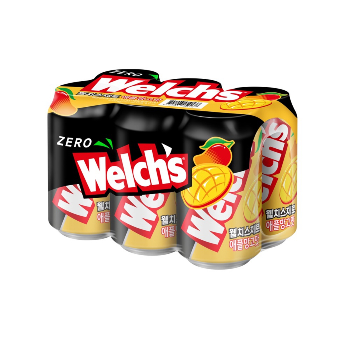농심 웰치 제로 애플망고 (355ML*6입)