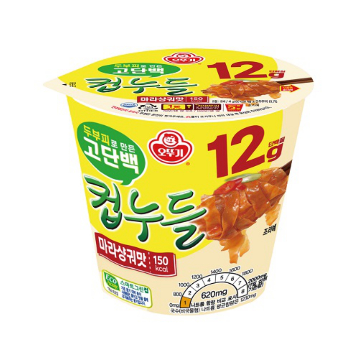 오뚜기 고단백 컵누들 마라샹궈맛 (41G)