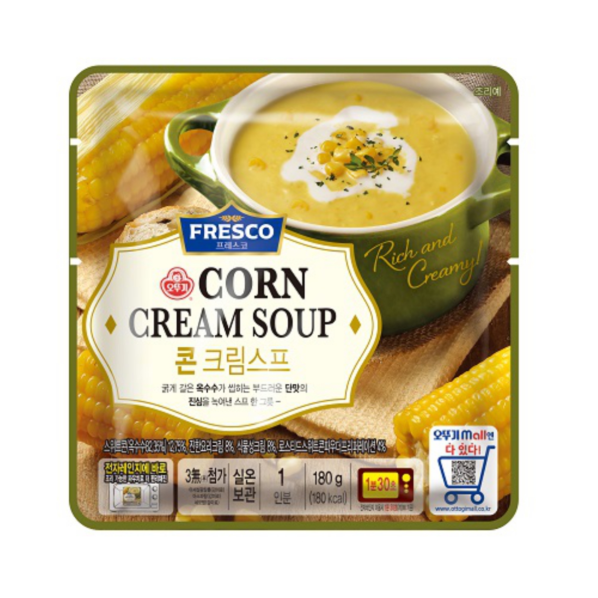 오뚜기 프레스코 콘크림스프 (180G)