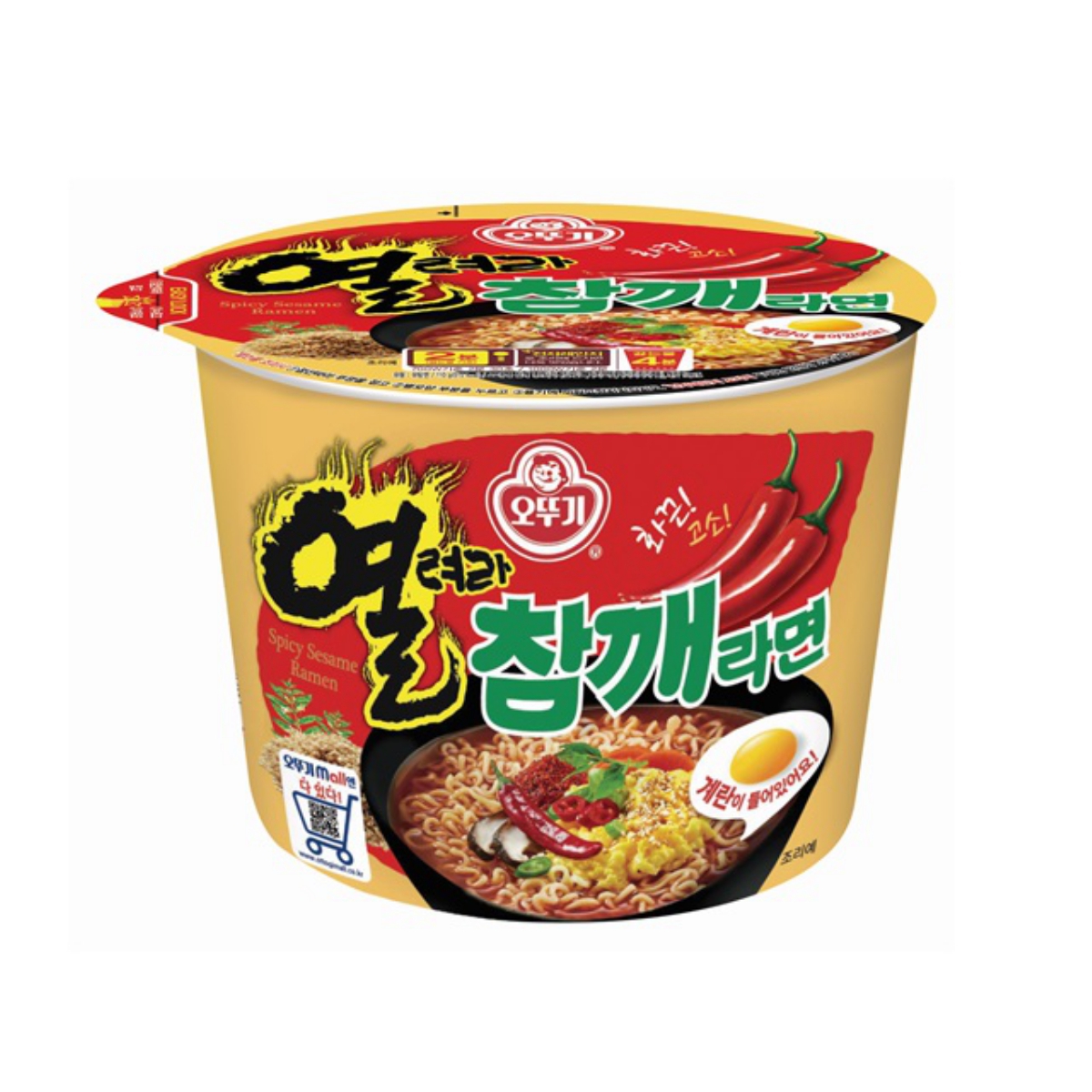 오뚜기 열려라 참깨라면 큰컵 (110G)