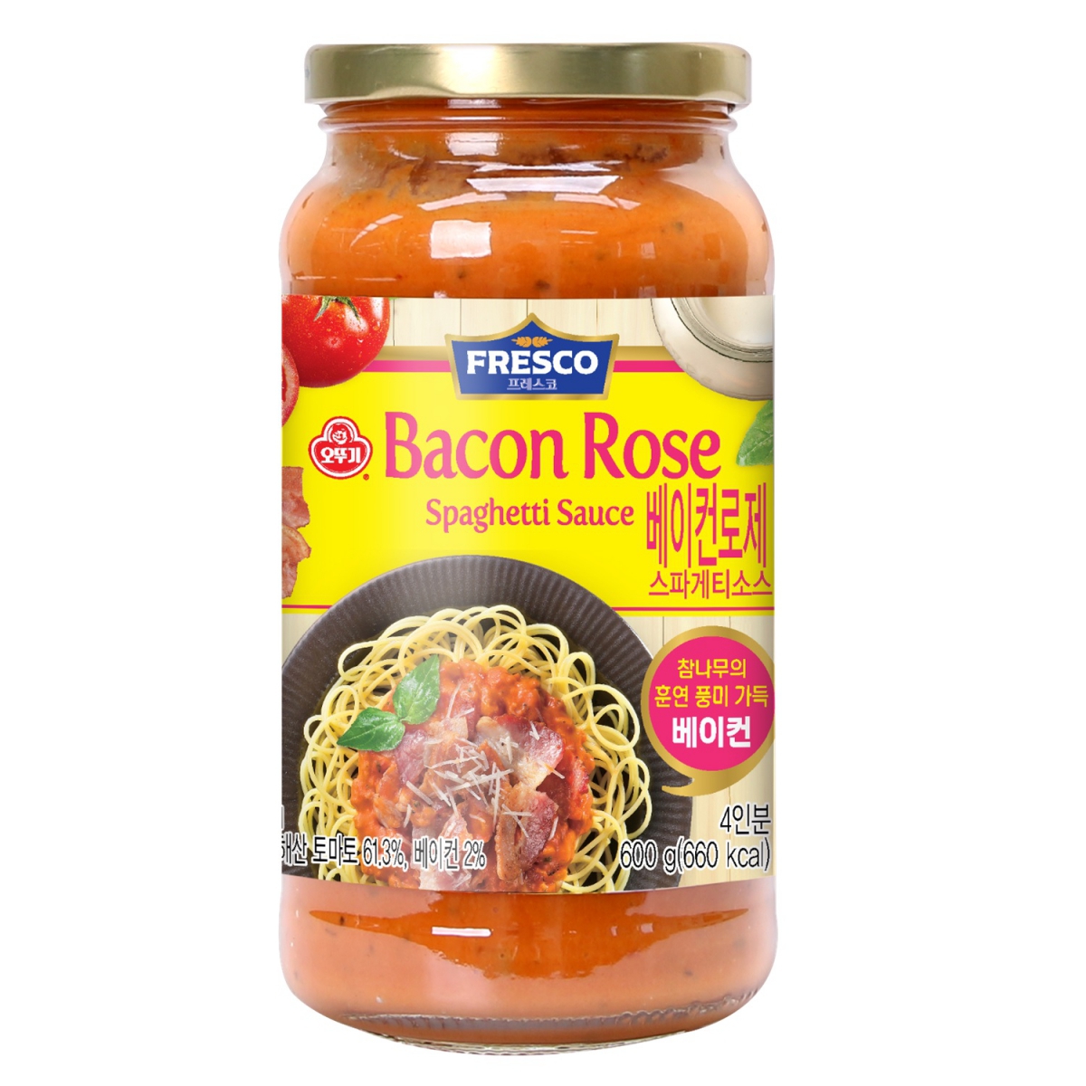 오뚜기 베이컨로제 파스타소스 (600G)