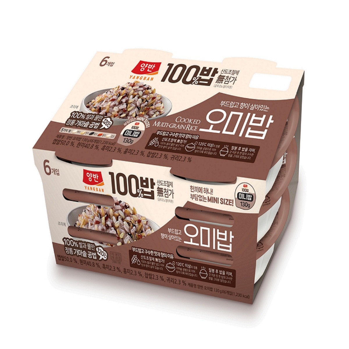 동원 양반100밥 오미밥 (130G*6입)