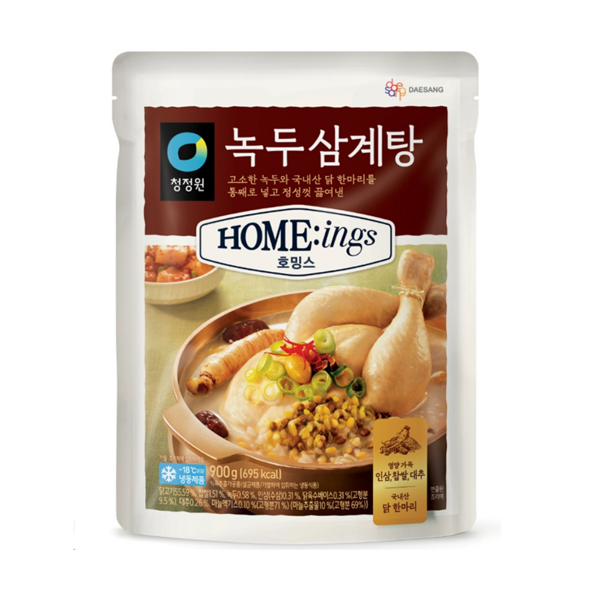 청정원 호밍스 녹두 삼계탕 (900G)