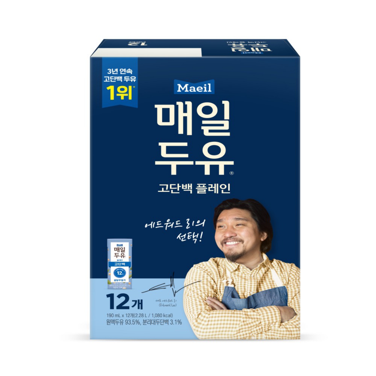매일 두유 고단백 플레인 (190ML*12)