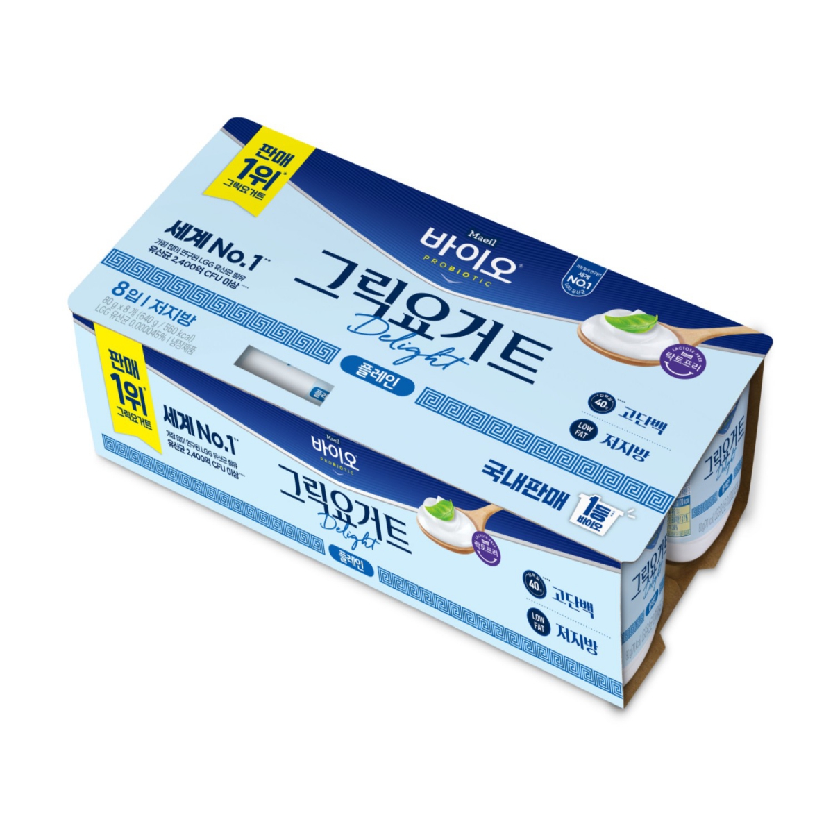 바이오 그릭요거트 딜라이트 플레인 (80G*8입)