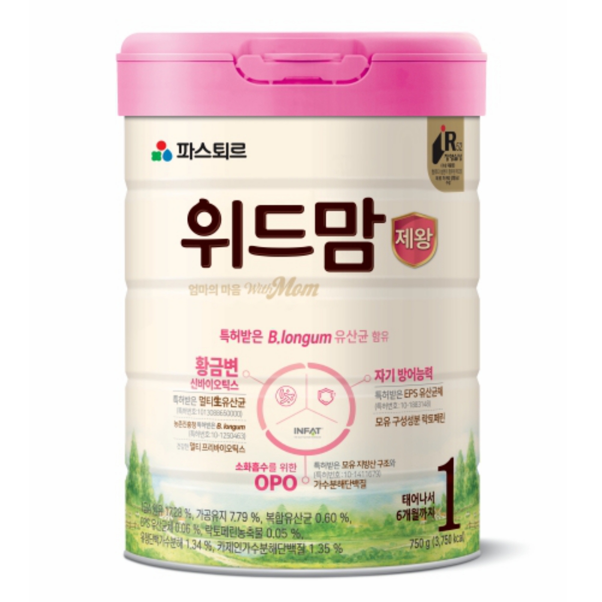파스퇴르 위드맘 제왕 1단계 (750G)