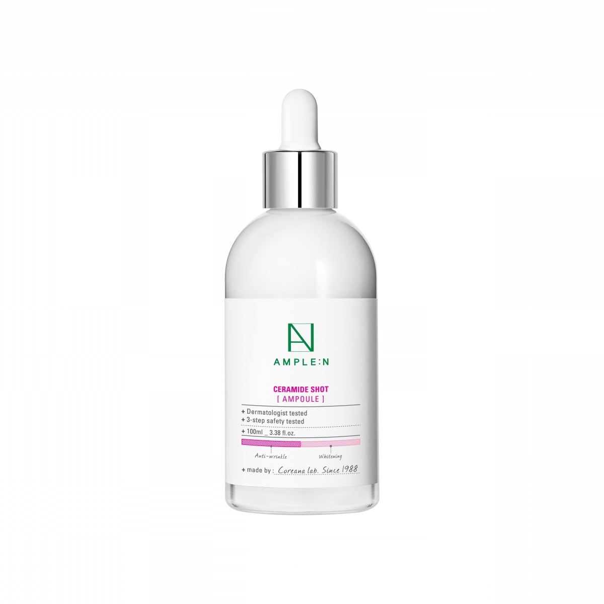 코리아나 앰플엔 세라마이드샷 앰플 대용량 (100ML)