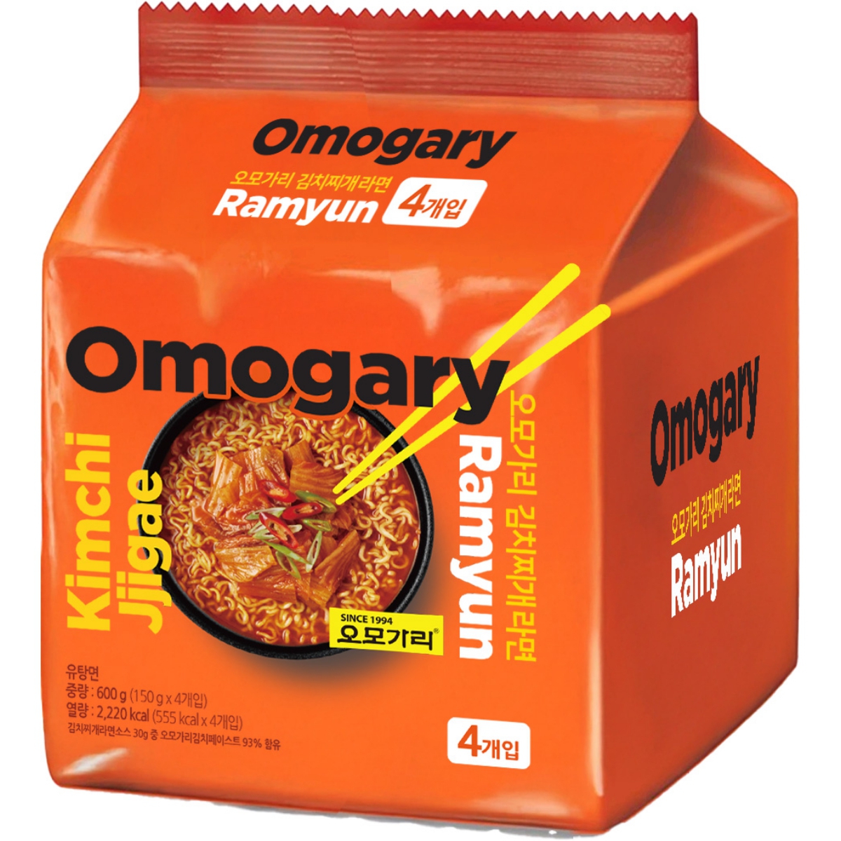 오모가리 김치찌개라면 (150G*4)