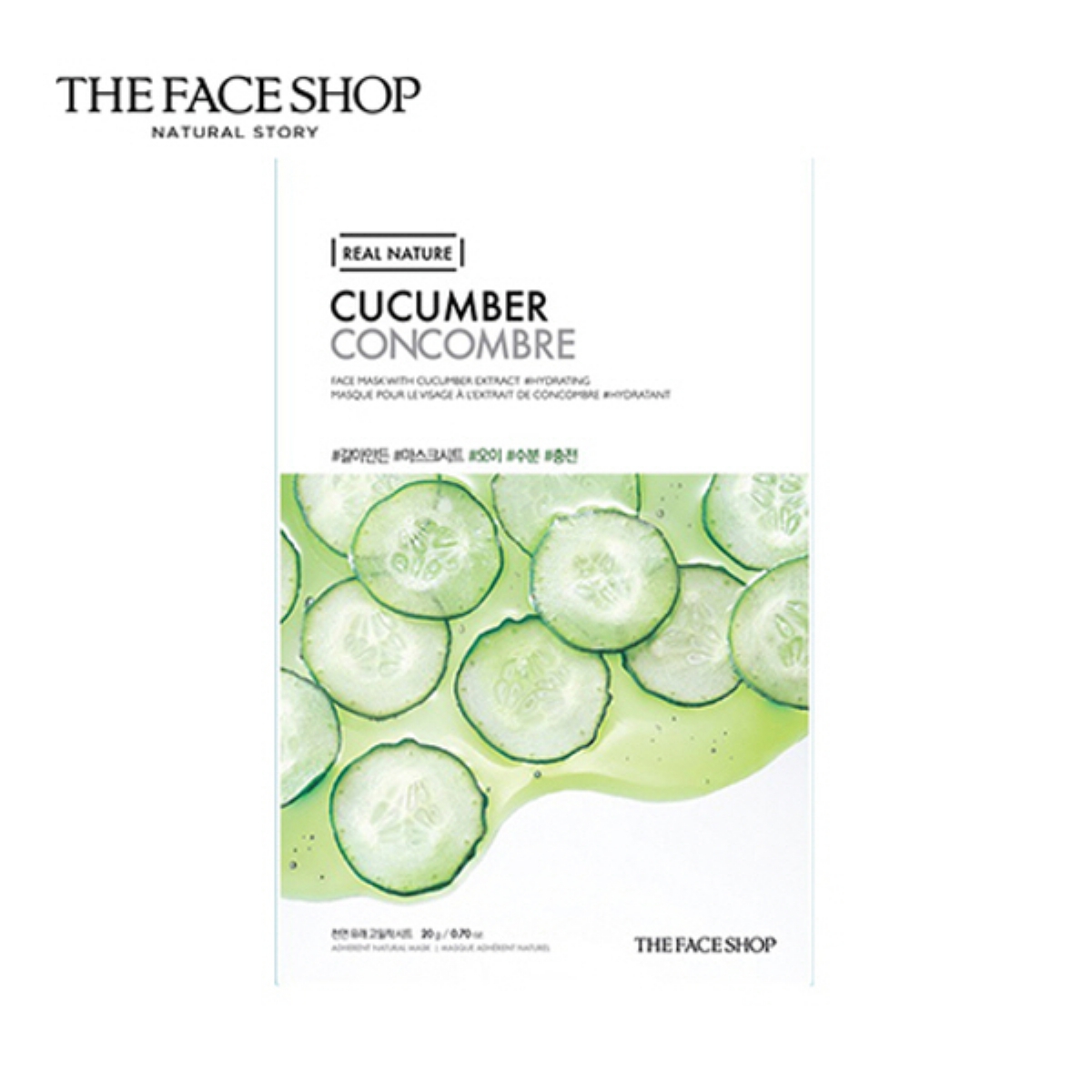 더페이스샵 G 갈아만든 오이마스크시트 (20G)