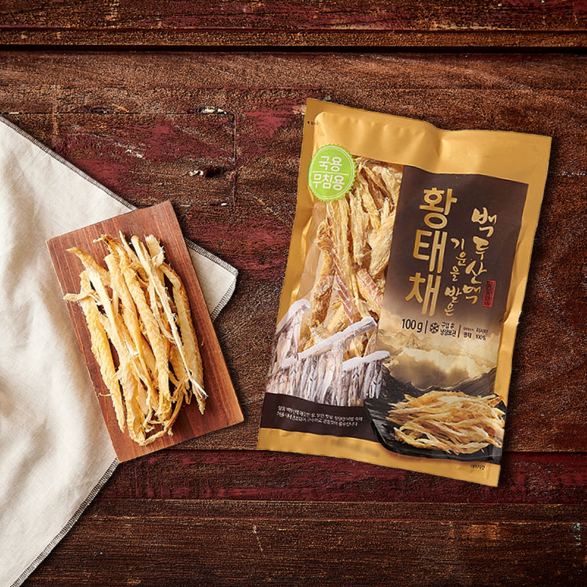 백두산맥 기운을받은 황태채 (100G)