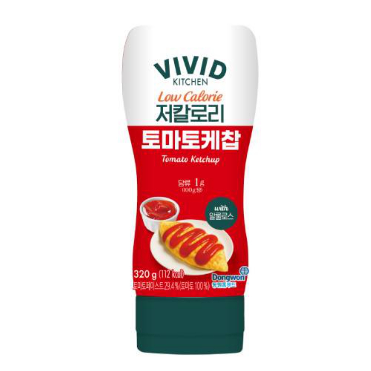 비비드키친 저칼로리 토마토케찹 (320G)