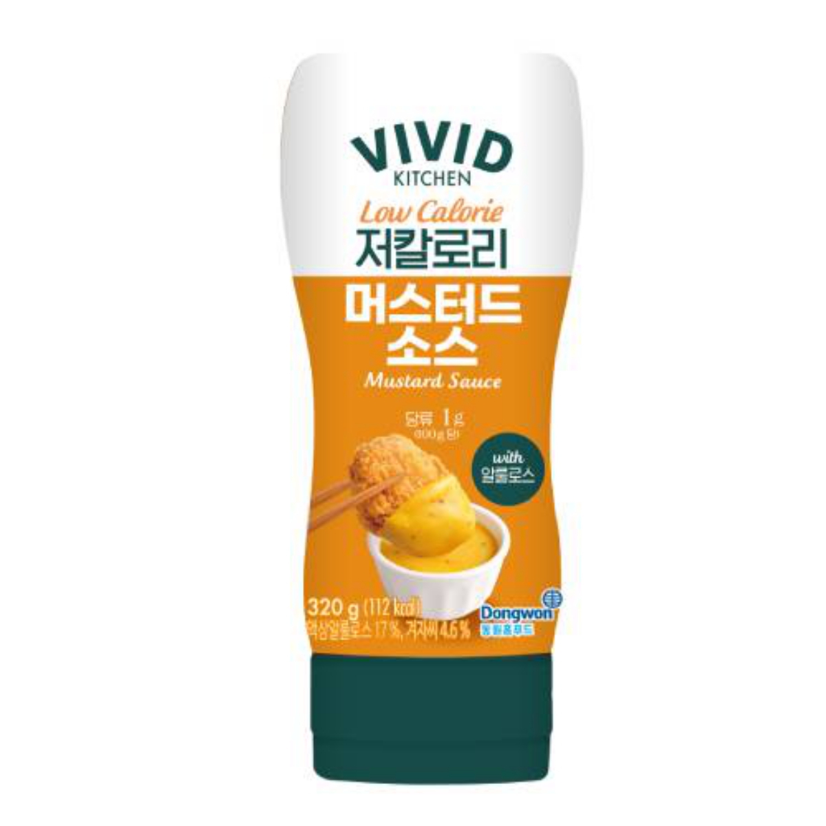 비비드키친 저칼로리 머스타드소스 (320G)