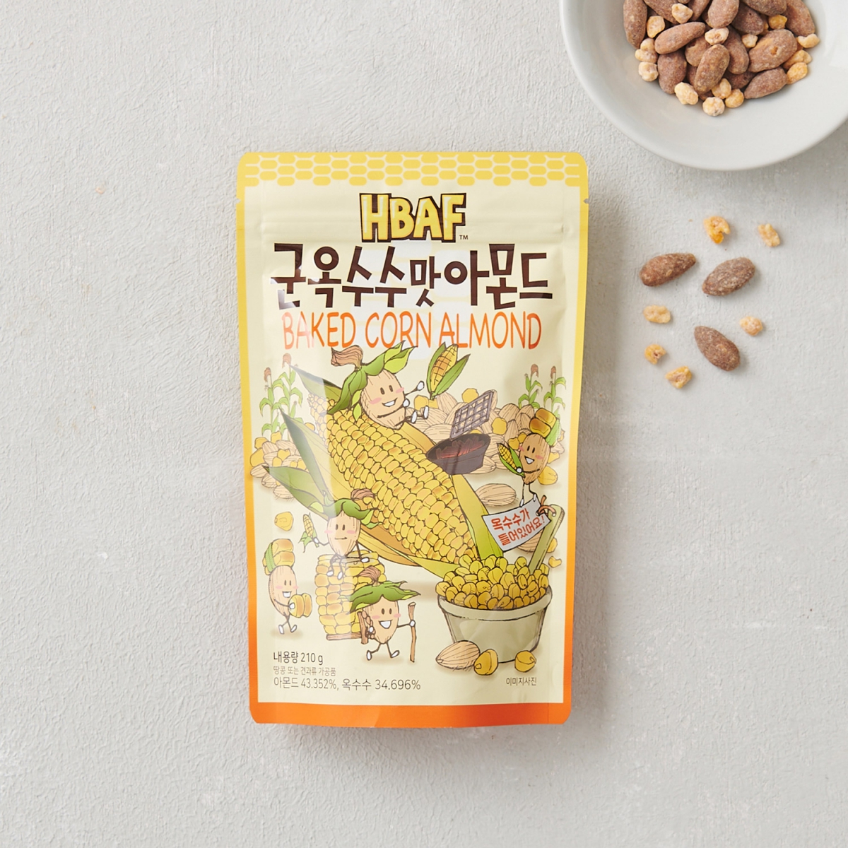 HBAF 군옥수수맛 아몬드 (190G)