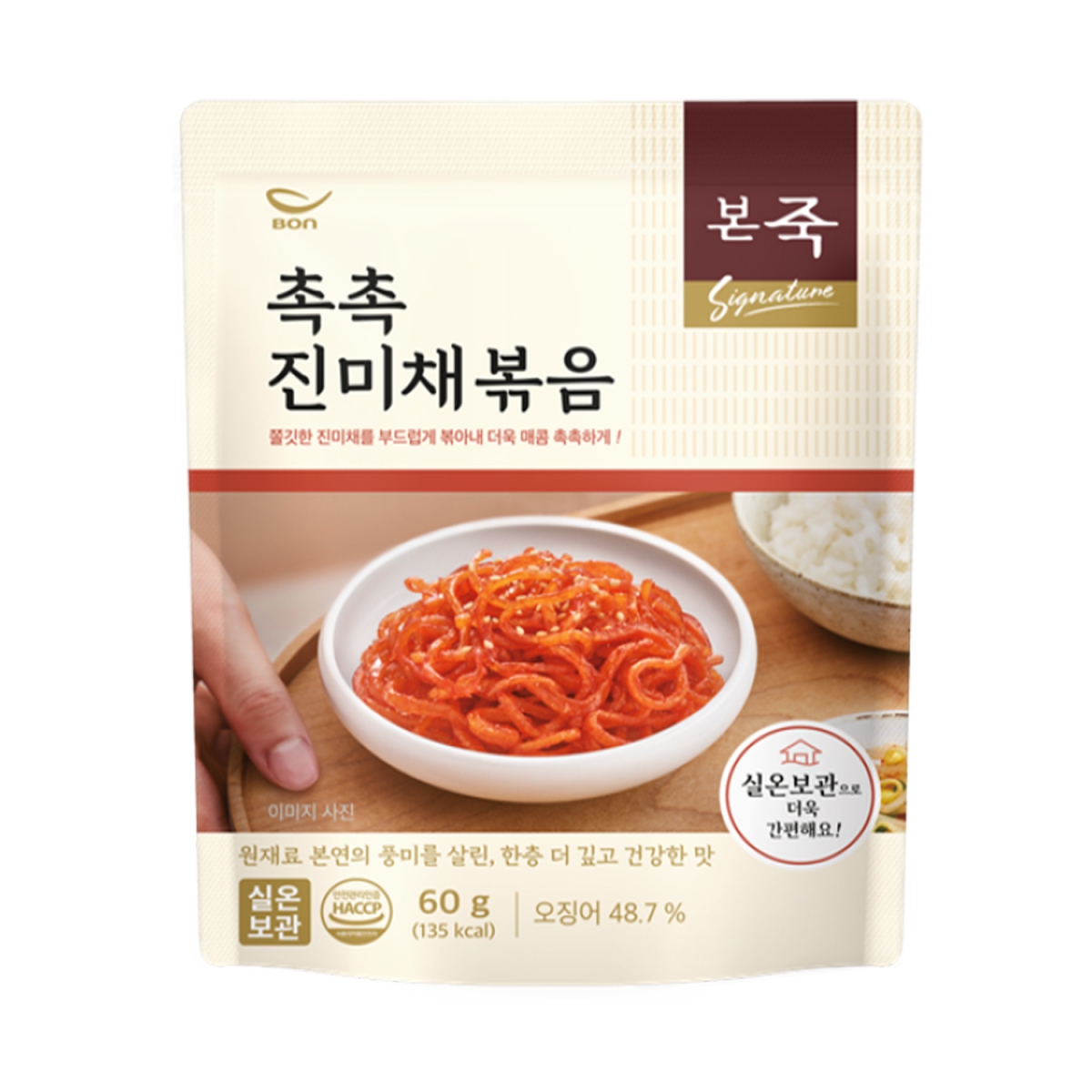 본죽 시그니처 촉촉 진미채볶음 (60G)