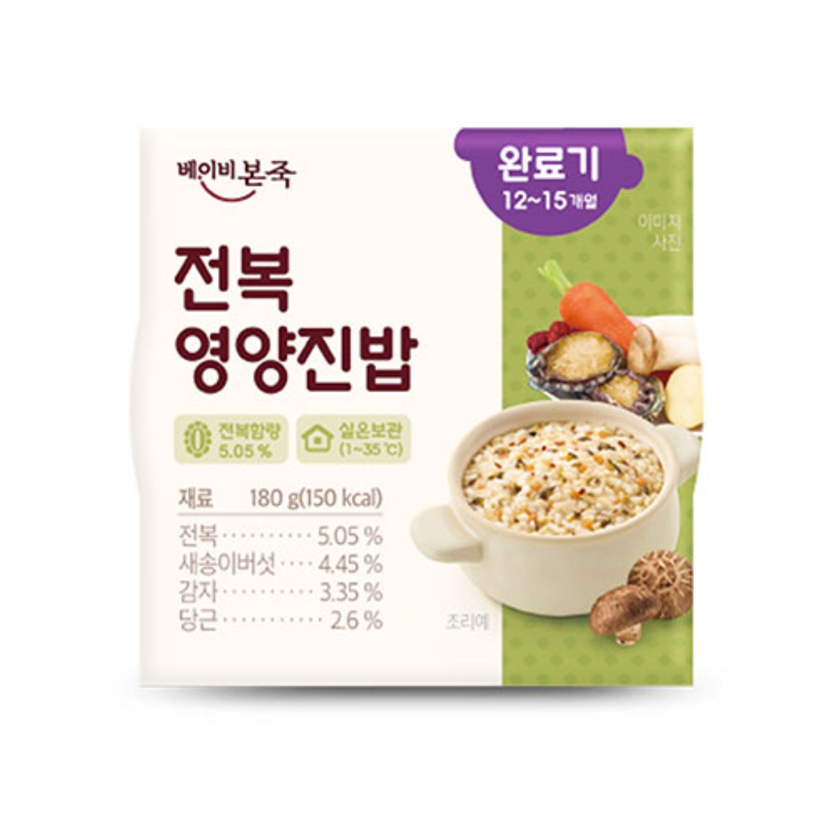 베이비본죽 전복영양진밥 (12개월) (180G)