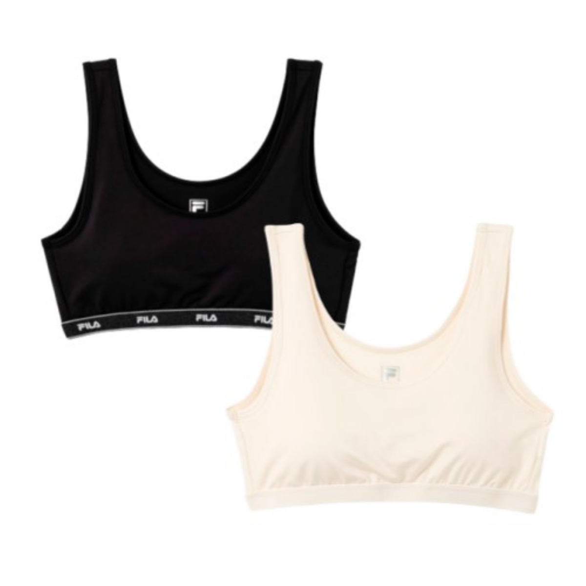 BLACK/85 휠라 여주니어 브라